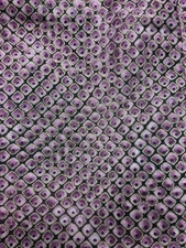 1 Yard Plum / Purple With Gold “ Kyoto Traditions “ 44” Wide 100% Cotton