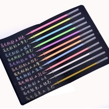 1 Packung 0,8 mm bunte Glitter Ink Gel Pen Refills