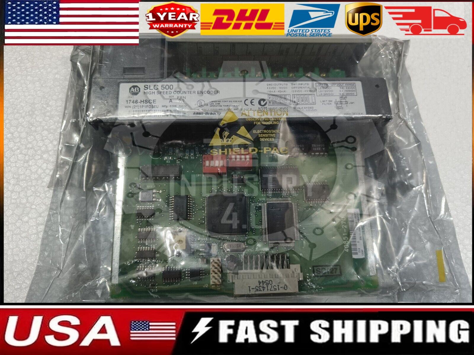 New AB 1746-HSCE SLC 500 High Speed Input Module PLC with box US Free Tax