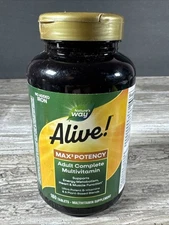 Nature's Way Alive! Max3 Potency Adult Complete Multivitamin Exp 5/31/2026 NEW