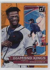 2022 Panini Donruss Diamond Kings Holo Orange Ronald Acuna Jr #16 12w7