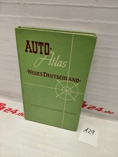 DDR AUTO ATLAS NEUES DEUTSCHLAND OSTALGIE BUCH HEFT GEOGRAPHIE VERLAG LEIPZIG