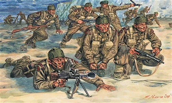 The Hobby Company Italeri 1: 72 510006064 – WW2 British Commandos Troops.-image