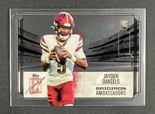 Jayden Daniels 2024 Topps Signature Class Gridiron Ambassadors #GA-2 RC Rookie