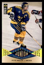 1995-96 Collector's Choice Hockey European Junior Championship Team Sweden