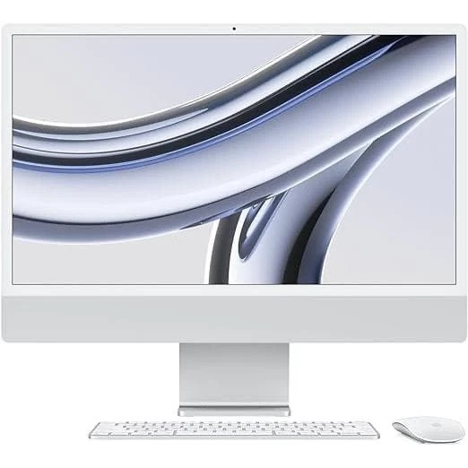apple i mac 24 con processore M3 8 Giga Ram 512 GB memoria Grigio.  - Immagine 2 di 2