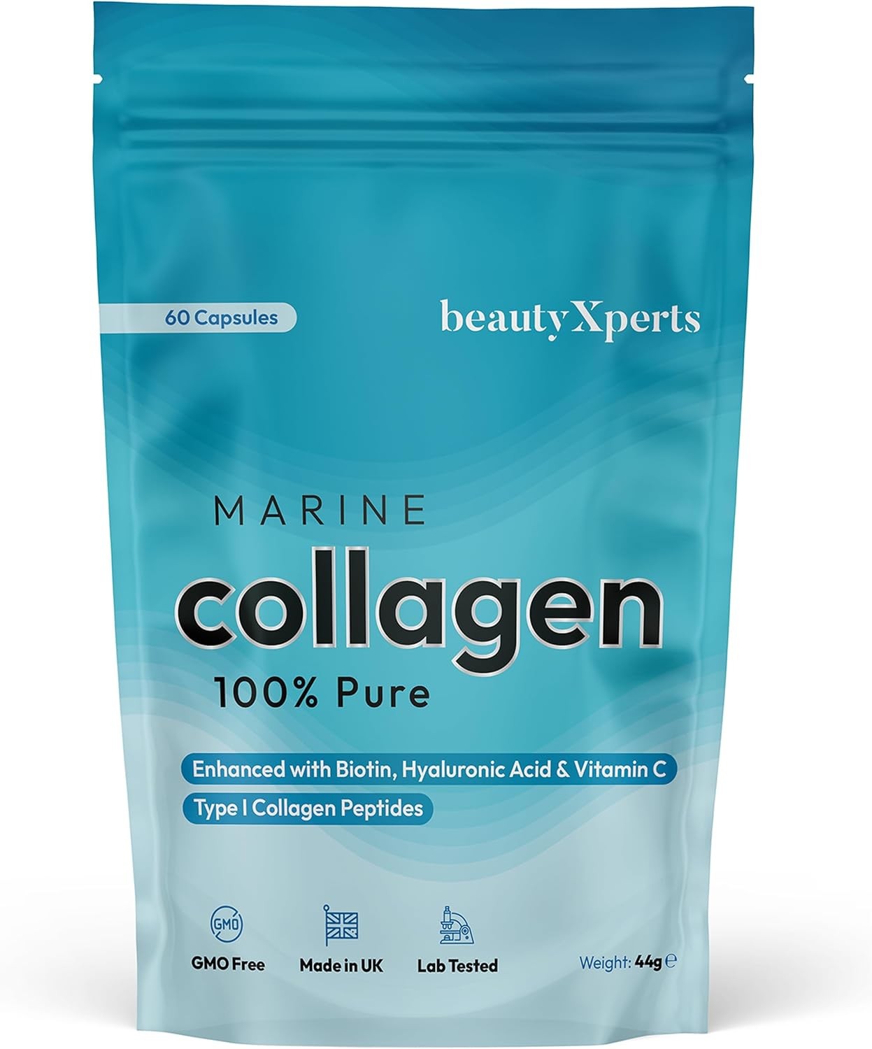 Marine Collagen Capsules | with Biotin, Hyaluronic Acid & Vitamin C | High Stre