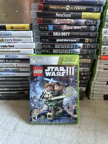 Lego Star Wars 3 The Clone Wars (Microsoft Xbox 360) Complete CIB Tested