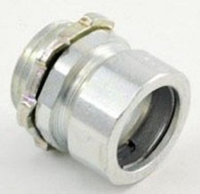 Bridgeport 250-USI 1/2" USA Insulated Steel Comp Conn - 1EA