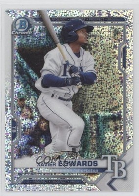 2021 Bowman Chrome Prospects Speckle Refractor /299 Xavier Edwards #BCP-101 oh8