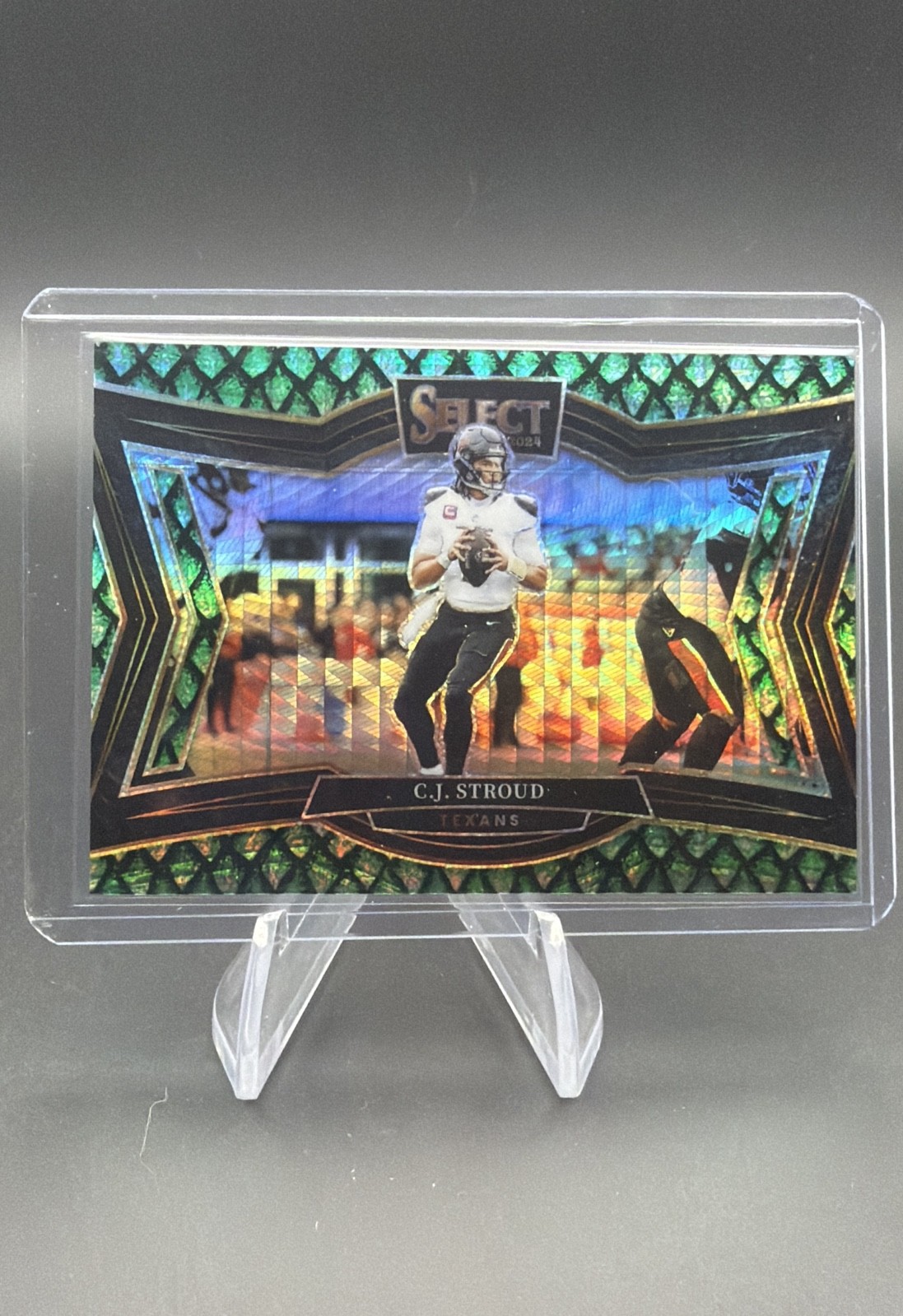 2024 Panini Select - Field Level C.J. Stroud #460 Dragon Scale Prizm /70