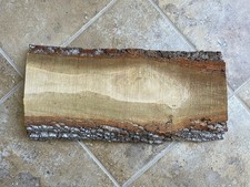 Live Edge Organic Poplar Wood Slab Rustic for Woodworking Crafts, Signage 16.75"