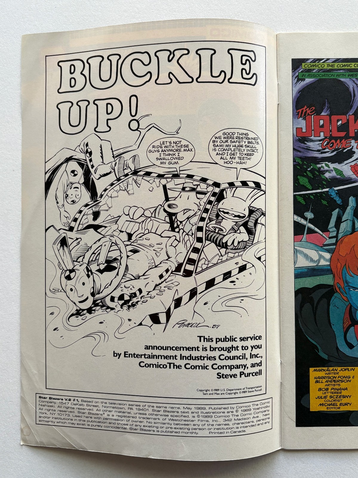 Star Blazers #1 (1989) Space Battleship Yamato comico