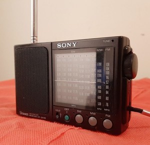 Serviced+Tested-Super Mini/Micro SONY ICF-SW20 AM/FM/Shortwave Pocket Radio