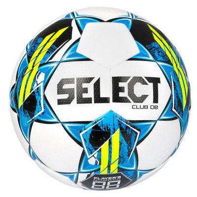 Premium Quality Dual Bonded Soccer Ball SELECT Club DB V22 White Blue 1 Year ...