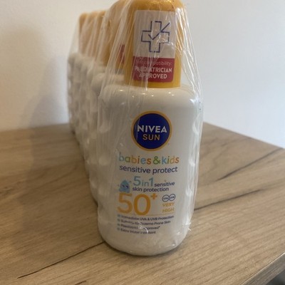 Nivea Sun Babys & Kids Sensitive Protect Spray LSF 50+ 200ml (6x200ml)