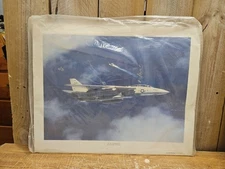 F-14 Tomcat Grumman F-14A VTG Print Power Graphics NOS 20”x16” Rare HTF!!!