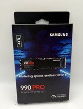MZ-V9P4T0B/AM SAMSUNG 990 Pro 4TB M.2 2280 PCIe 4.0 x4 NVMe SSD  new sealed