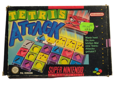 Tetris Attack - Super Nintendo Spiel - SNES - Guter Zustand - OVP & Anleitung