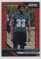 2018 Panini Prizm Rookie Red Wave Prizm 32/149 Josh Adams #296 0y6s