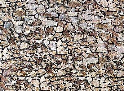  Faller 170610 (66,88 /m²) Mauerplatte Naturstein Monzonit, H0 1:87 250 x 125 mm
