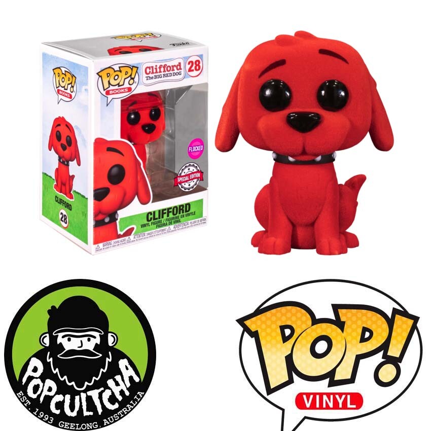 En Oferta Clifford The Big Red Dog - Clifford Flocked Pop! Vinyl Figure &Quot;New&Quot;