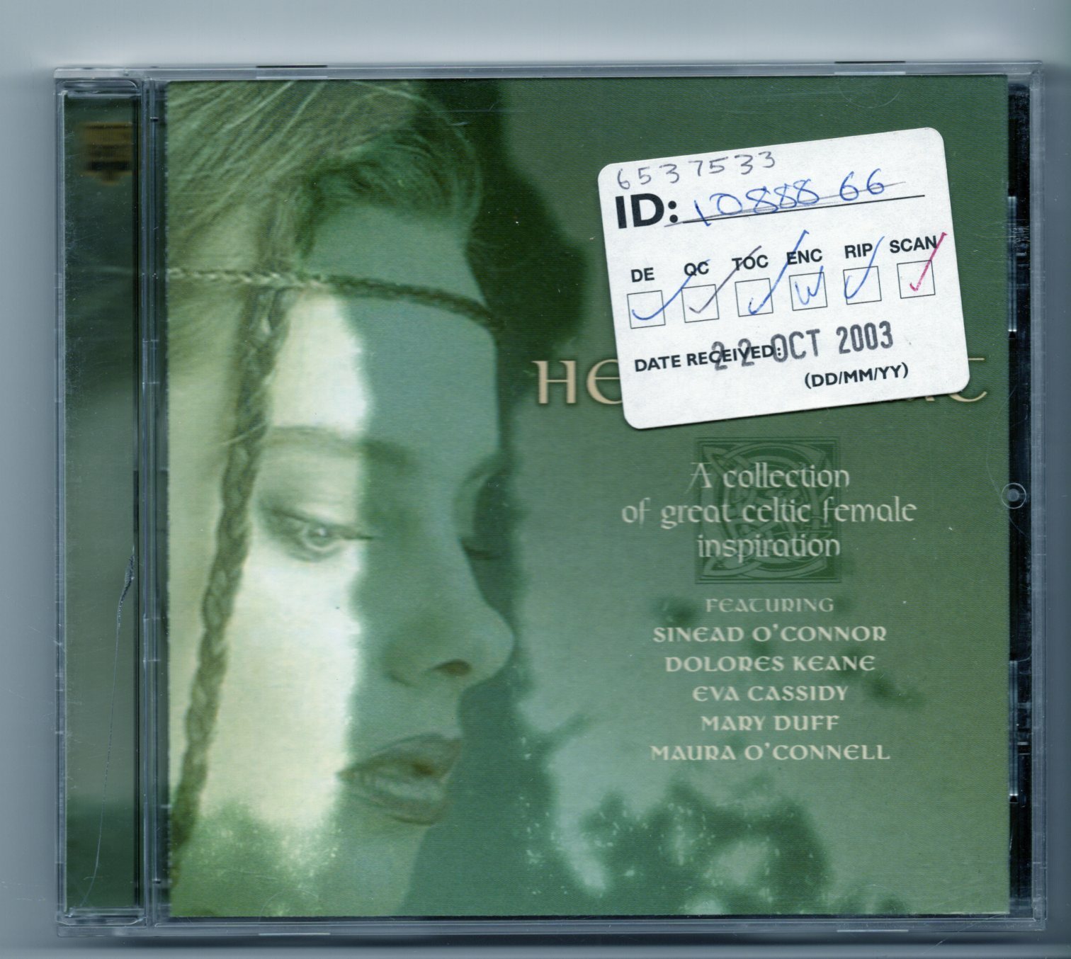 (JG637) Celtic Heartbeat, 18 tracks various artists - 2003 CD