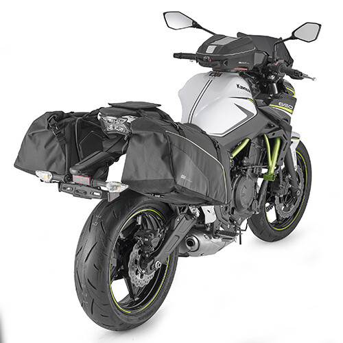 T218 +EA133 GIVI COPPIA BORSE LATERALI + STAFFE HONDA CBF 600 S N 2004 2005 2006 - Foto 6 di 6