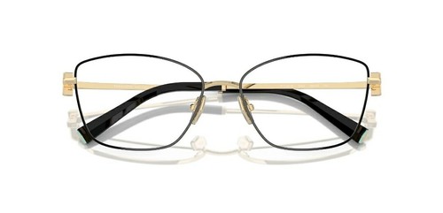 NUEVAS lentes de demostración para mujer Tiffany TF1160B 6164 negras sobre oro pálido 56 mm - Imagen 4 de 5