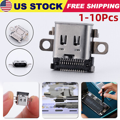 Lot Nintendo Switch LITE USB C Charging Port Socket Connector DC IN Power Jack
