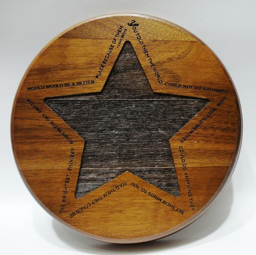 The Master Teacher Brass Finish Paperweight & Wood Base Handcrafted Made USA - Picture 3 of 5