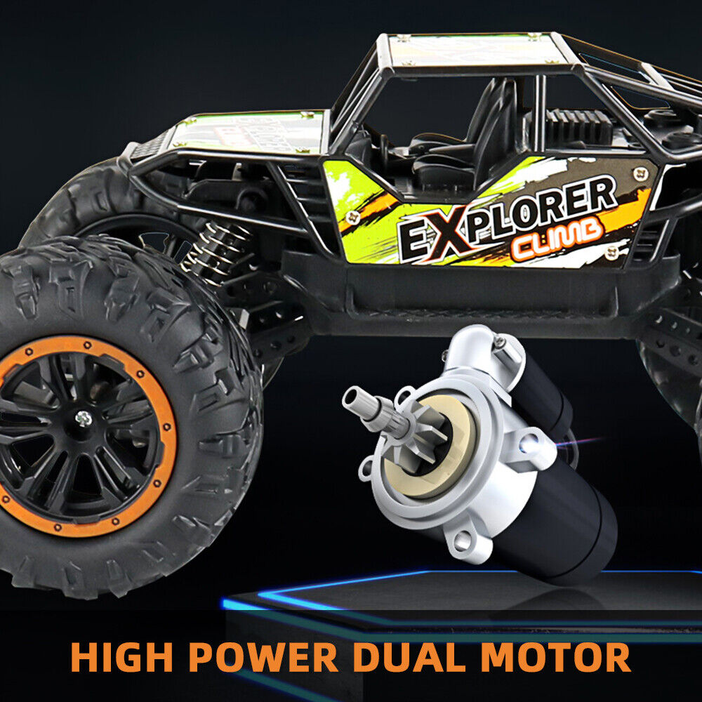 Carro A Control Remoto Grande 4x4 Con Suspension Motor Doble Escala 1/12  Calidad