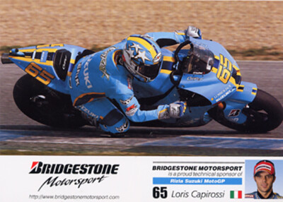Rizla Karte Suzuki Moto GP Loris Capirossi