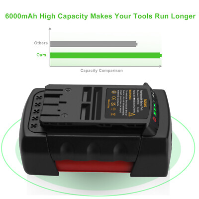 Für Bosch 36V BAT810 BAT818 BAT836 BAT837 BAT840 GBH GSR 36 V-Li 6000mAh Akku