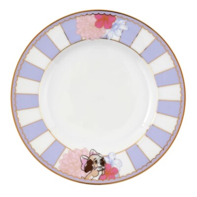 Noritake (ノリタケ) ディズニーストア　Lady プレート２枚セット Disney Lady and the Tramp 2 type plate set Striped Spring