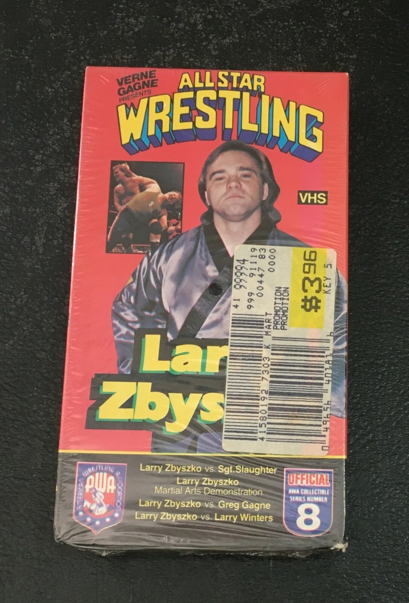 Verne Gagne Presents All Star Wrestling Larry Zbyszko AWA VHS Tape