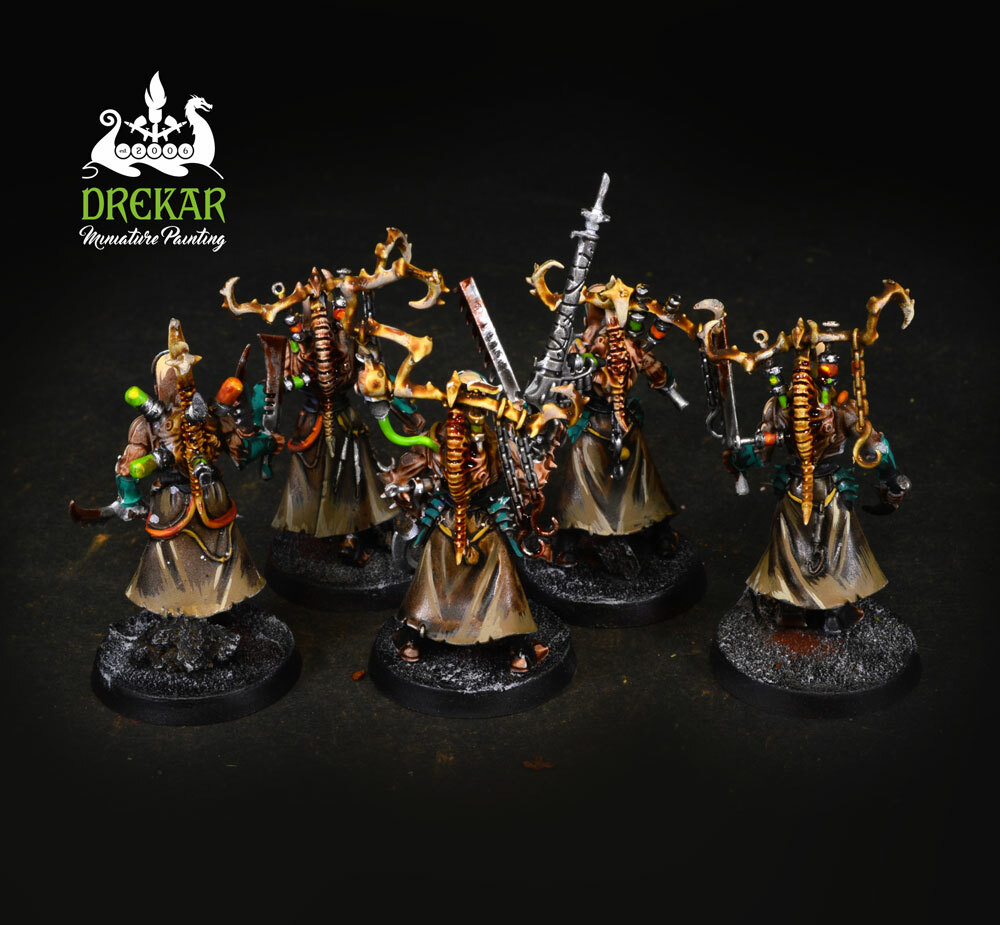 Wracks Drukhari Dark eldar warhammer 40K ** COMMISSION ** painting | eBay