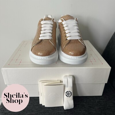 alexander mcqueen sneakers rose gold