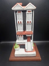 San Francisco Hand-painted Porcelain Collectible Row House Or Cottage Brownstone