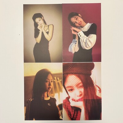 BLACKPINK JENNIE OFFICIAL POSTCARDS HERA ADIDAS JAPAN VINYL BORN