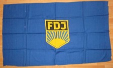 Flaga NRD FDJ Wolna niemiecka bawełna młodzieżowa (123068)
