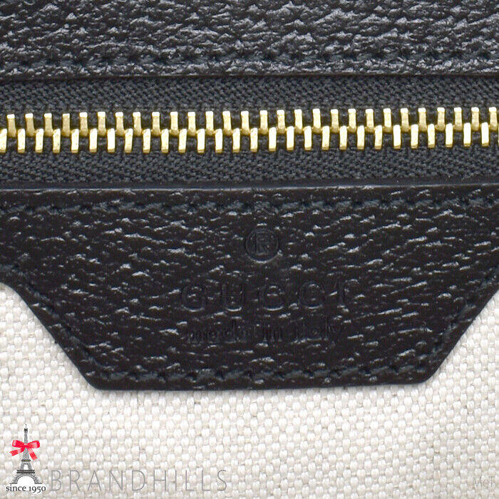 Gucci Handbag Women Jackie 1961 Small GG Denim Leather Black Gucci Handbag Women Jackie 1961 Small GG Denim Leather Black