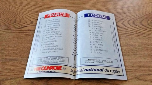 France v Scotland Rugby Union Programmes 1959 - 2015 - Picture 22 of 40