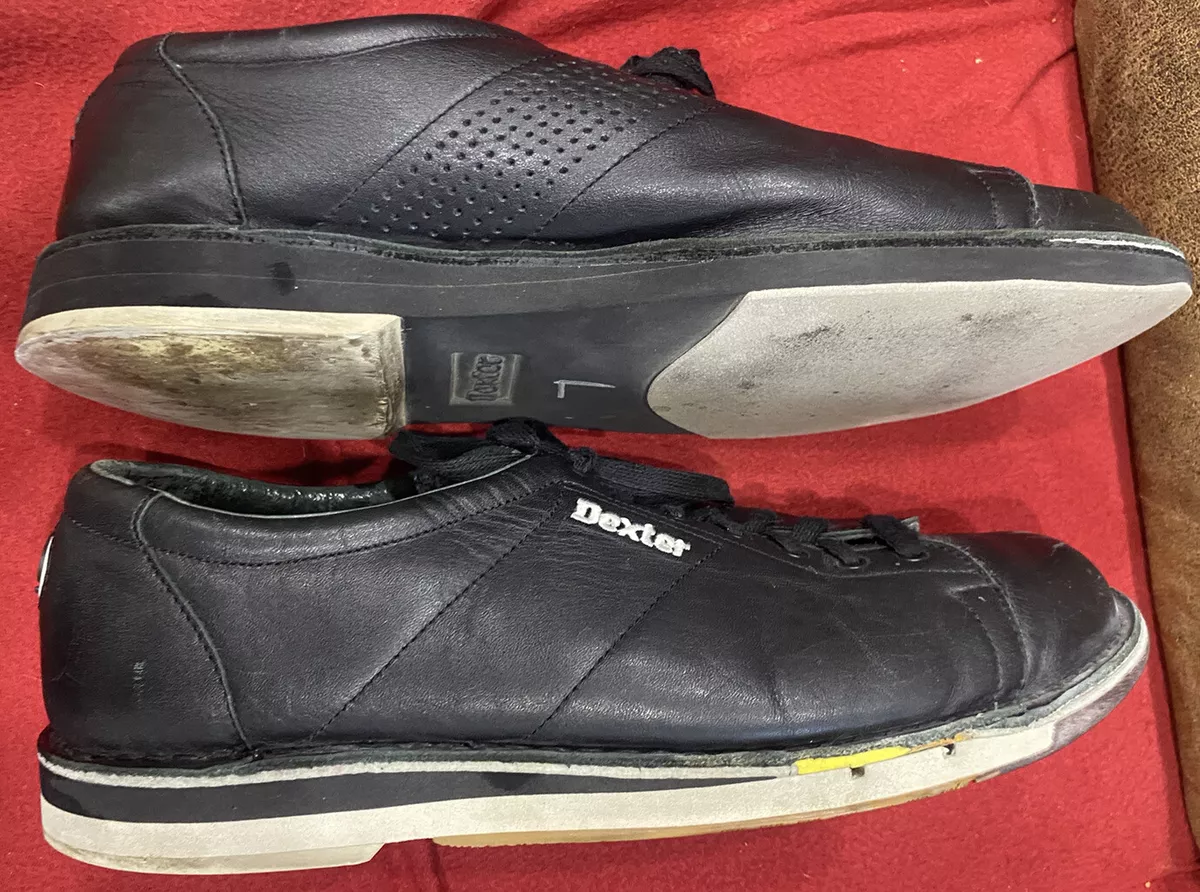DEXTER SST 1 B801 1 USA SZ 14 Black Leather RH right Bowling Shoes DuraTip