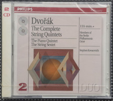 A. Dvorak The Complete String Quintets S. Kovacevick 2-CD-Box NEU OVP