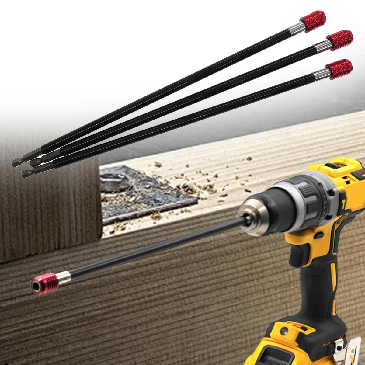 Pieces Impact Driver Extension Rod Portable Drill Extension Bit