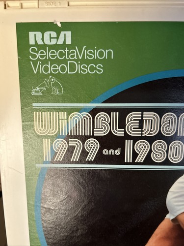 Wimbledon 1979 and 1980 Selectavision CED Tennis Very Rare - Imagen 2 de 7