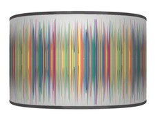 Geometric rainbow Colour Spikes Pendant Drum Lamp Shade Handmade Lampshade #482