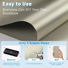 EMF Shielding Fabric Military Grade Anti Radiation Protection Faraday Fabric