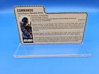 G.I. Joe Vintage File Card Acrylic Display  🔥 No Toys Included 🔥  +2 Base Sets